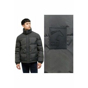 Jacheta Barbati - Oakfield - Regular Fit - Design Clasic - Maneci Lungi - 2 Buzunare - Cu Fermoar - Bumbac - 3XL INTL - Negru imagine