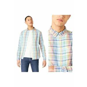Camasa Barbati - LS1PKT Button Down Shirt - Regular Fit - Design Clasic - Maneci Lungi - Cu Guler - Cu Nasturi - Bumbac - M INTL - Multicolor imagine