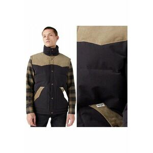 Jacheta Barbati - Detachable Sleeve - Regular Fit - Design Clasic - Maneci Lungi - 2 Buzunare - Cu Fermoar - Bumbac - Negru - Negru imagine
