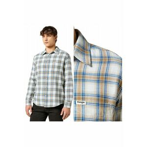 Camasa Barbati - 1PKT Indigo Shirt - Regular Fit - Design Clasic - Maneci Lungi - Cu Guler - Cu Nasturi - Bumbac - Multicolor - Multicolor imagine