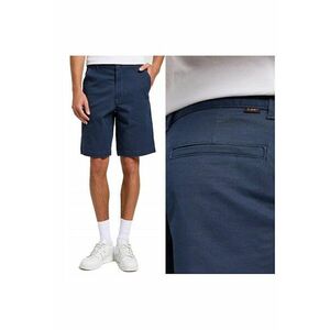 Pantaloni Scurti Barbati - Relaxed Chino Short - Regular Fit - Lungime Scurta - 5 Buzunare - Talie Medie - Cu Fermoar - Bumbac - 34 USA - Albastru imagine