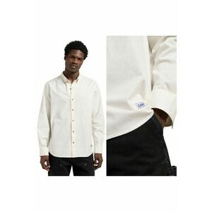 Camasa Barbati - No Pocket Button Down - Regular Fit - Design Clasic - Maneci Lungi - Cu Guler - Cu Nasturi - Bumbac - S INTL - Alb imagine