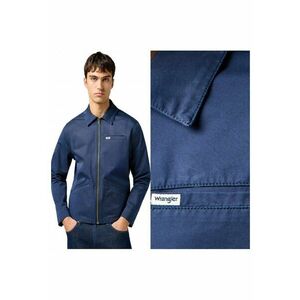 Jacheta Barbati - Rodeo Utility Jacket - Regular Fit - Design Clasic - Maneci Lungi - 2 Buzunare - Cu Fermoar - Bumbac - M INTL - Albastru imagine