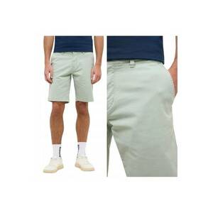 Pantaloni Scurti Barbati - Amsterdam - Regular Fit - Lungime Scurta - 3 Buznuare - Talie Joasa - Fara Inchidere - Bumbac - 34 USA - Verde imagine
