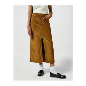 Fusta dama - corduroy maxi - bronzdwqfw - Bronz imagine