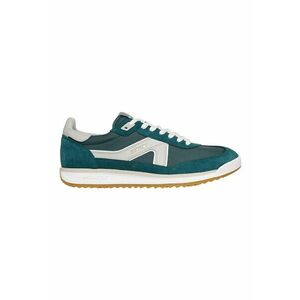 Pantofi sport cu insertii de piele intoarsa SKX 92 Spective - Alb/Verde englez/Verde feriga imagine