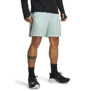 Pantaloni scurti pentru alergare Launch 7'' - Negru/Albastru glaciar imagine