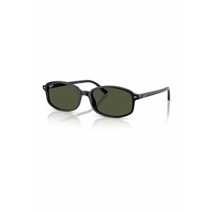 Ochelari de soare dreptunghiulari unisex - Negru imagine