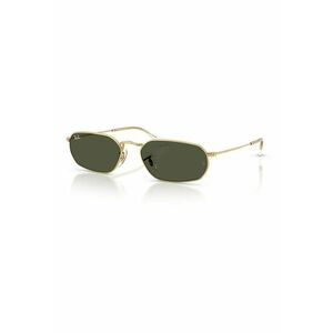 Ochelari de soare unisex cu logo discret - Auriu imagine