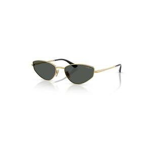 Ochelari de soare cat-eye unisex - Auriu imagine