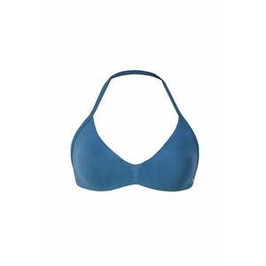 Bustiera sport cu decolteu halter Fly - Albastru imagine