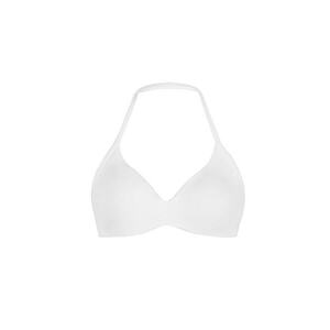 Bustiera sport cu decolteu halter Fly - Alb imagine