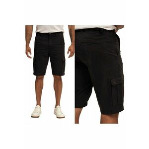 Pantaloni Scurti Barbati - Style Houston - Regular Fit - Lungime Scurta - 6 Buznuare - Talie Medie - Cu Fermoar - Bumbac - 34 USA - Negru imagine