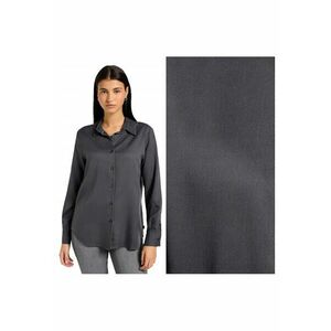 Camasa Dama - Pocketless Shirt - Regular Fit - Design Clasic - Maneci Lungi - Cu Guler - Cu Nasturi - Bumbac - S INTL - Gri imagine