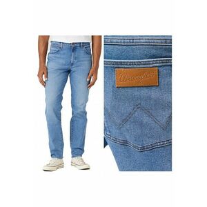 Blugi Barbati - River - Straight Fit - Fermoar - Lungi - 5 Buzunare - Bumbac - Albastru - Albastru imagine