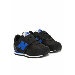 Pantofi copii - piele ecologica - negru albastru imagine