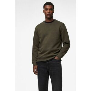 Bluza regular fit de trening cu decolteu la baza gatului - Kaki imagine