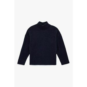 Pulover cu maneci cazute - Albastru ultramarin imagine