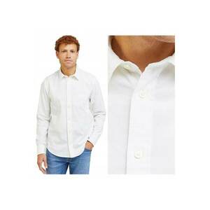 Camasa Barbati Patch Shirt Regular Fit - Alb imagine