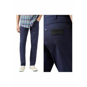 Pantaloni Barbati - Greensboro - Lungi - Straight Fit - Talie Joasa - 5 Buzunare - Fermoar - Bumbac - Albastru - Albastru imagine