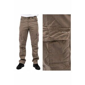 Pantaloni Barbati - Jeremy Cargo - Lungi - Straight Fit - Talie Medie - 5 Buzunare - Fermoar - Bumbac - S INTL - Maro imagine