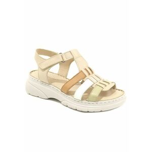 Sandale dama D60 336 - Bej imagine