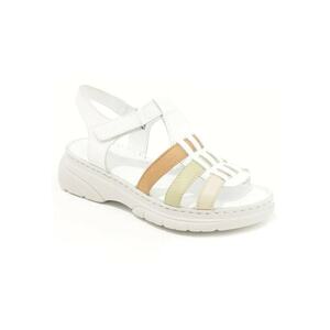 Sandale dama D60 336 - Alb imagine
