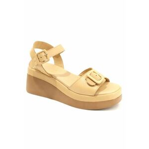 Sandale dama D58 2213 - Bej imagine