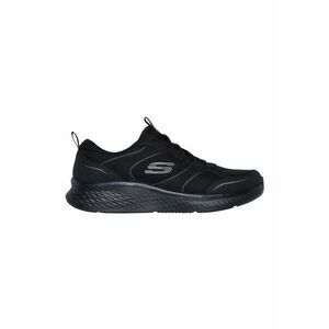 Pantofi sport uni de piele ecologica - Negru imagine