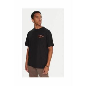 Tricou barbati - negru - 75% bumbac - 25% bumbac reciclat - imagine