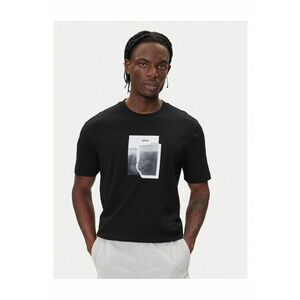 Tricou barbat negru - bumbac imagine
