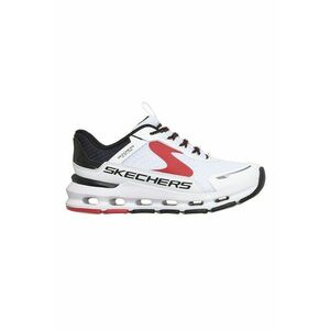Pantofi sport Glide-Step Plus slip-ins cu sireturi - Alb/Negru/Rosu vermillion imagine
