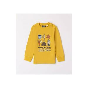 Bluza cu imprimeu pentru baieti - 0.7149 - Galben/Multicolor imagine