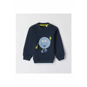 Bluza cu imprimeu pentru baieti - 0.7146 - Bleumarin - Verde/Albastru deschis/Bleumarin imagine