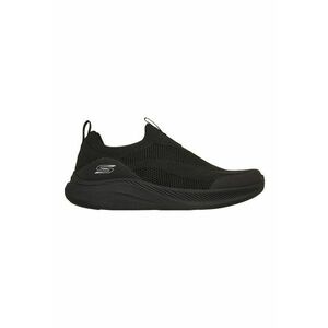 Pantofi sport slip-on din material textil Bobs Moda Flex - Negru/Gri deschis imagine