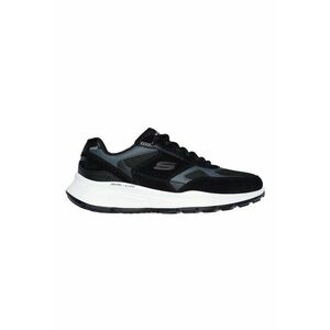 Pantofi sport cu insertii de piele intoarsa - Negru imagine