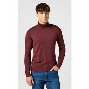 Pulover barbati - model TURTLENECK - visiniu - cu lana - imagine