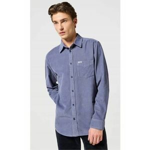 Camasa barbati - regular fit - gri - bumbac - maneca scurta imagine