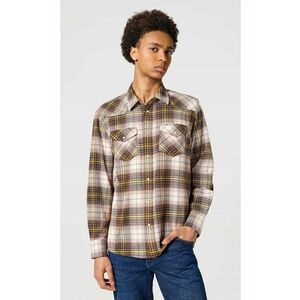 Camasa barbati - Regular Fit - 2 buzunare - culoare maro - bumbac - imagine