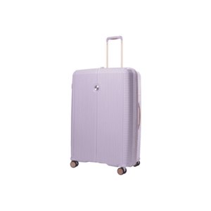 Troler mare extensibil Rome - bagaj de cala - 77x50x31cm - +20% capacitate - fermoar antifurt - polipropilena - cifru TSA - 4 roti 360° - mov imagine
