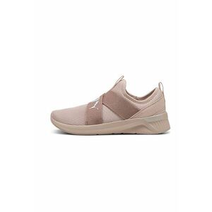 Pantofi sport cu garnituri din plasa si logo - Roz prafuit - Roz prafuit imagine