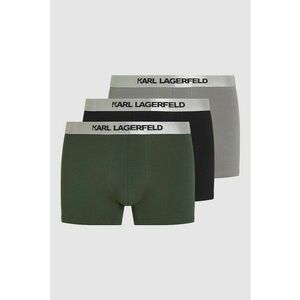 Set de boxeri cu logo - 3 perechi - Verde/Negru/Gri imagine