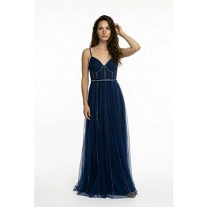 Rochie maxi din tul cu strasuri aplicate Natasha imagine