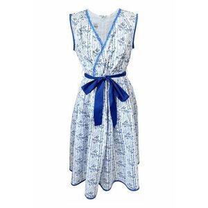 Rochie midi din poplin Mila - Multicolor imagine