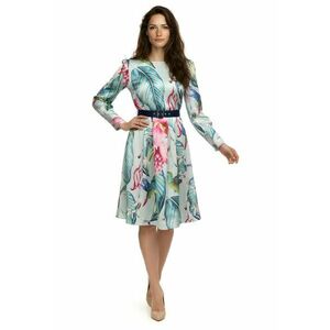 Rochie cu maneci bishop Angela - Multicolor imagine