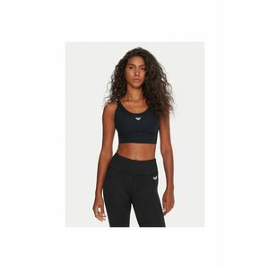 Bustiera sport dama neagra - din material elastic imagine