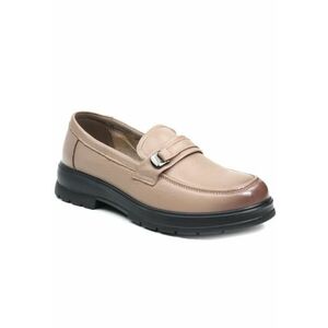Pantofi dama N701-apricot - Bej imagine