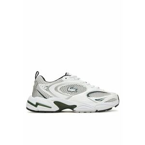 Pantofi sport dama - textil - alb/verde inchis - imagine