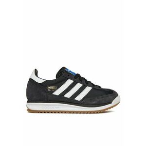 Tenisi copii - SL 72 RS J - piele naturala - negru - imagine