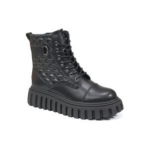 Ghete dama piele naturala LCJ 24 01 2976LA - Negru imagine
